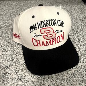 Vintage NASCAR Winston Cup Champion #3 Dale Earnhardt Snapback Hat Nutmeg
